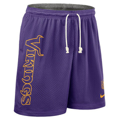 Minnesota Vikings 2025 NFL Sideline Reversible Mesh Nike Dri-FIT Shorts Purple Taass US