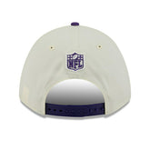 Minnesota Vikings 2025 NFL Draft 9FORTY M-Crown A-Frame Snapback Cap Cream Classic
