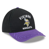 Minnesota Vikings 2025 NFL Draft 9TWENTY A-Frame Adjustable Cap Black Fashion