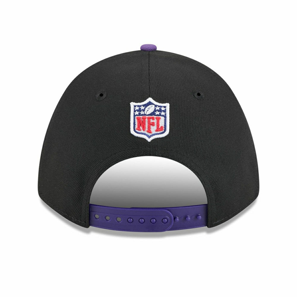 Minnesota Vikings 2025 NFL Draft 9FORTY M-Crown A-Frame Snapback Cap Black Taass sale