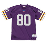 Cris Carter #80 Minnesota Vikings Mitchell & Ness Throwback NFL Jersey Purple Lifestyle
