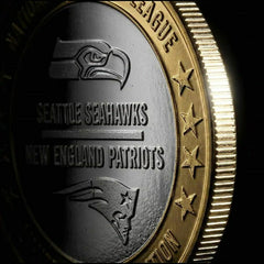Super Bowl LX Patriots vs. Seahawks Gold & Silver Official Game Coin Classic