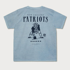 New England Patriots L&L '89 Classics NFL T-Shirt Blau Fashion