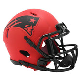New England Patriots Rave Alternate NFL Speed Mini Helmet Red Classic