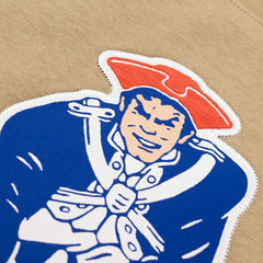 New England Patriots Swing Pass NFL Rewind Club Crew Beige Fashion