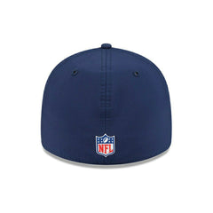 New England Patriots 2025 NFL On-Field Sideline 59FIFTY A-Frame Fitted Cap Navy Fashion
