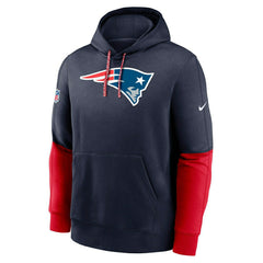 New England Patriots 2024 NFL Sideline Nike Club Hoodie Navy Taass for sale