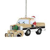 New Orleans Saints NFL Snow Plow Truck Christmas Ornament Classic