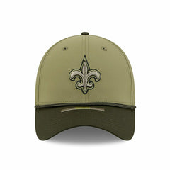 New Orleans Saints 2025 NFL Salute to Service 39THIRTY Flex Cap Olive Taass sale