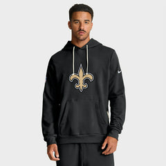 New Orleans Saints 2025 NFL Sideline Nike Standard Issue Hoodie Black Fashion