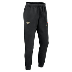 New Orleans Saints 2024 NFL Sideline Nike Club Sweat Pants Black Taass for sale