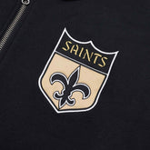 New Orleans Saints Mitchell & Ness NFL Full Zip Fleece Hoodie Taass for sale