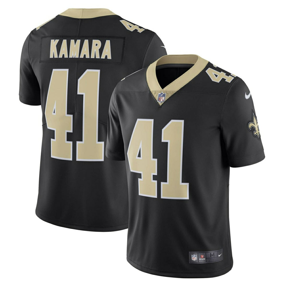 Alvin Kamara #41 New Orleans Saints Nike Vapor Limited NFL Jersey Black Taass US