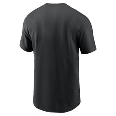 New Orleans Saints Nike Essential Logo NFL T-Shirt Black Fashion