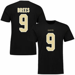 Drew Brees #9 New Orleans Saints Fanatics Player Script NFL T-Shirt Taass for sale