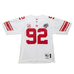 Michael Strahan #92 New York Giants 2007 Mitchell & Ness Authentic NFL Jersey White Taass sale