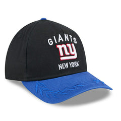 New York Giants 2025 NFL Draft 9TWENTY A-Frame Adjustable Cap Black Lifestyle