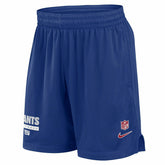 New York Giants 2024 NFL Sideline Mesh Nike Dri-FIT Shorts Blue Fashion
