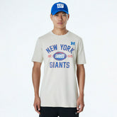 New York Giants Historic 2024 New Era 3rd Down NFL T-Shirt Stone Lifestyle