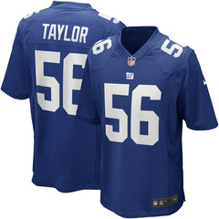 Lawrence Taylor #56 New York Giants Nike Game NFL Jersey Blue Taass sale