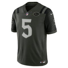 Garrett Wilson #5 New York Jets 2025 Rivalries Limited NFL Trikot Gotham Green Lifestyle