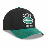 New York Jets 2025 NFL Draft 9FORTY M-Crown A-Frame Snapback Cap Black Taass sale