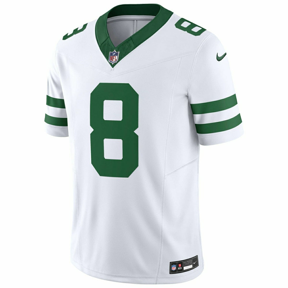 Aaron Rodgers #8 New York Jets Nike Vapor F.U.S.E. Limited NFL Jersey White Taass sale
