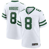 Aaron Rodgers #8 New York Jets Nike Game NFL Jersey White Taass for sale