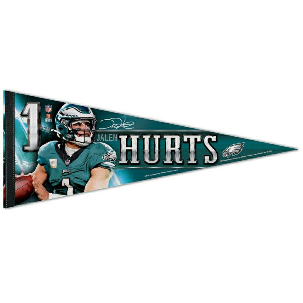 Jalen Hurts Philadelphia Eagles Premium NFL Pennant Taass US