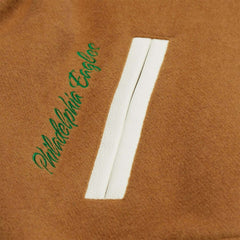Philadelphia Eagles Dusted Varsity NFL Jacket Brown/Cream Classic