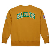 Philadelphia Eagles Mitchell & Ness NFL Dusted Crew Pullover Fashion