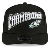 Philadelphia Eagles 2024-25 NFC Champions Locker Room New Era 9SEVENTY Cap Taass US