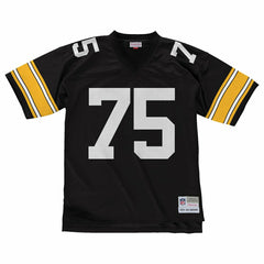 'Mean Joe' Greene #75 Pittsburgh Steelers 1976 Legacy Throwback NFL Jersey Black Taass US