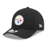 Pittsburgh Steelers NFL Team Logo New Era 9FORTY M-Crown Snapback Cap Black Classic