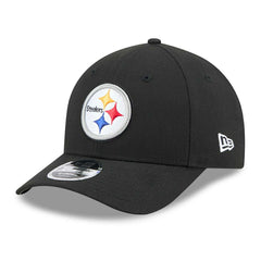 Pittsburgh Steelers NFL Team Logo New Era 9FORTY M-Crown Snapback Cap Black Classic