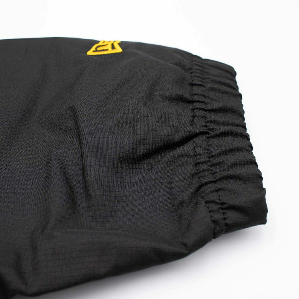 Pittsburgh Steelers NFL Quarter Zip Windbreaker Jacket Black Taass sale