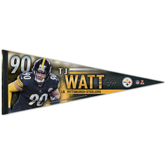 T.J. Watt Pittsburgh Steelers Player Premium WinCraft NFL Pennant Classic