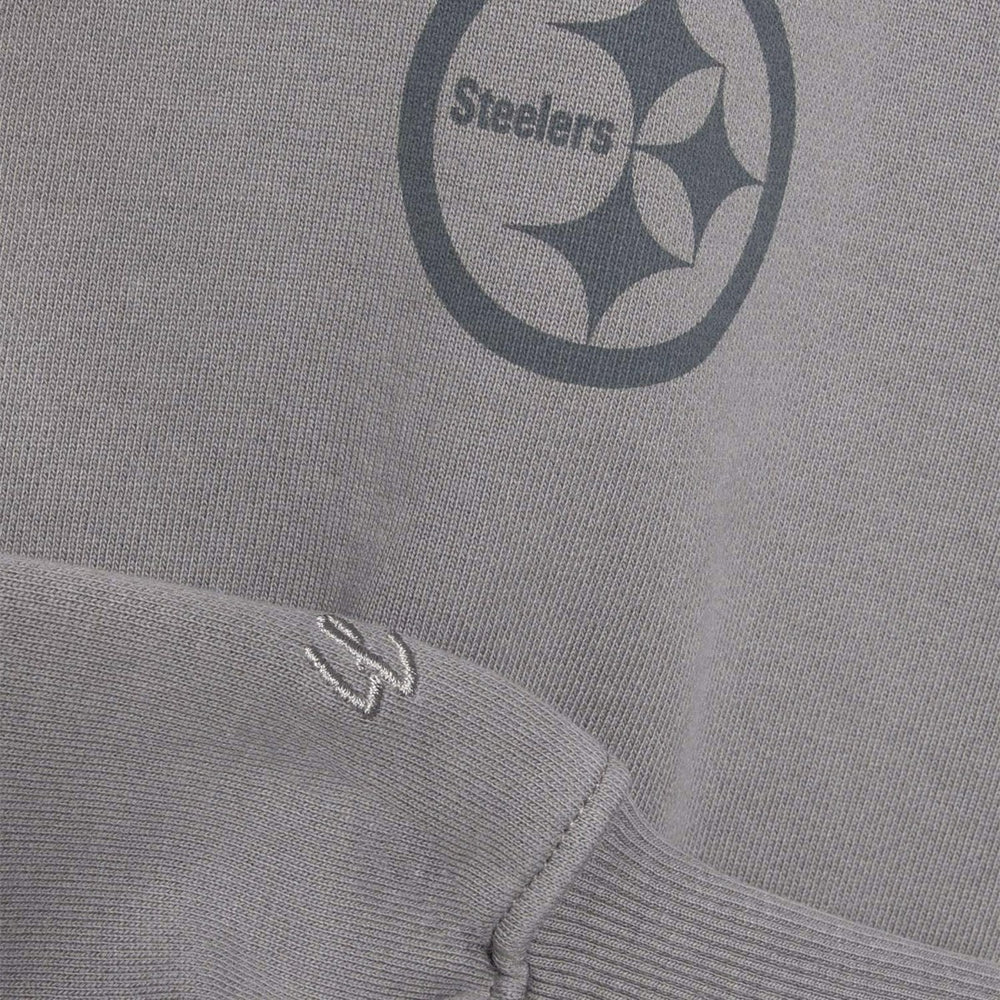 Pittsburgh Steelers L&L '96 Classics NFL Crew Sweater Gray Taass sale