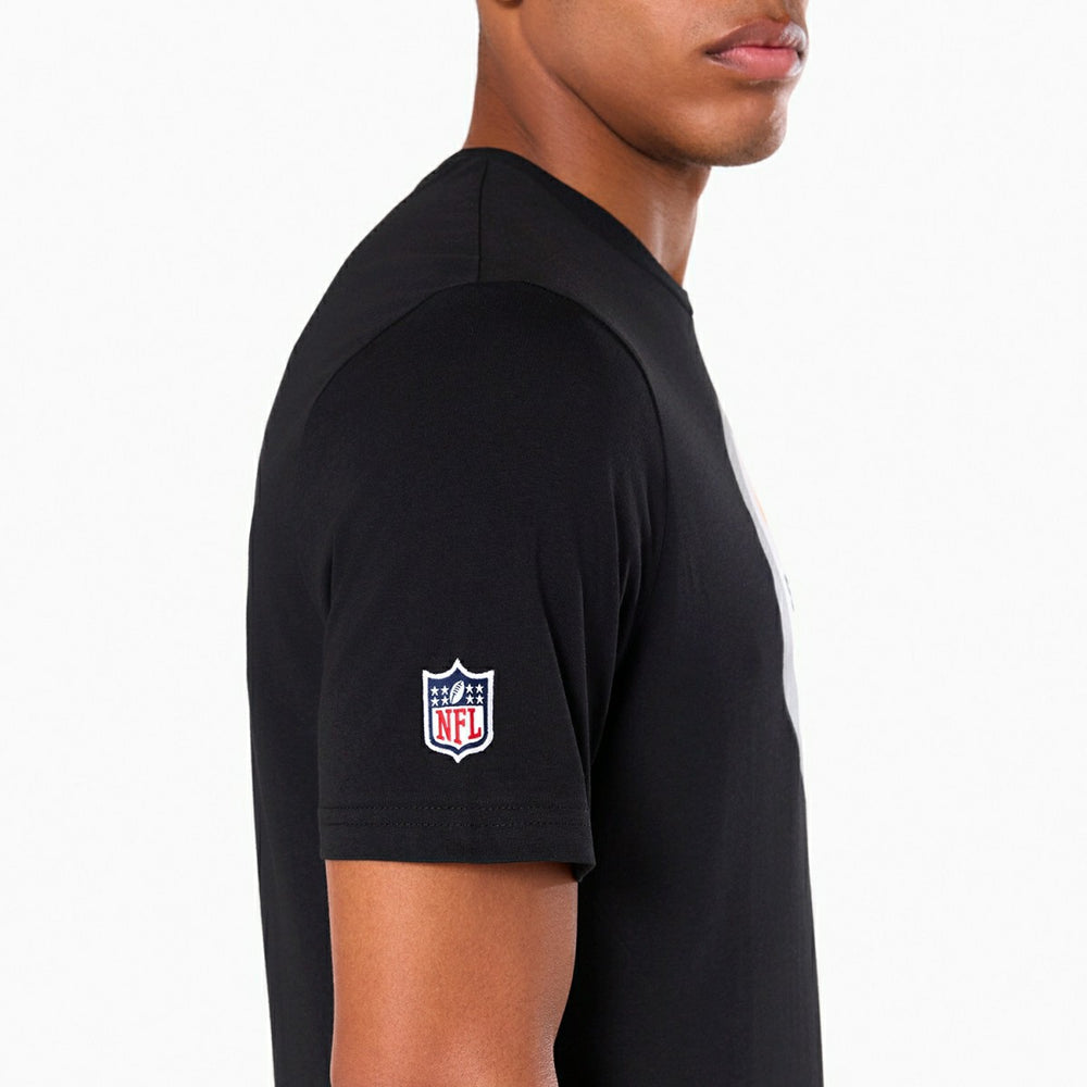 Pittsburgh Steelers Team Logo Football NFL T-Shirt Black Taass sale