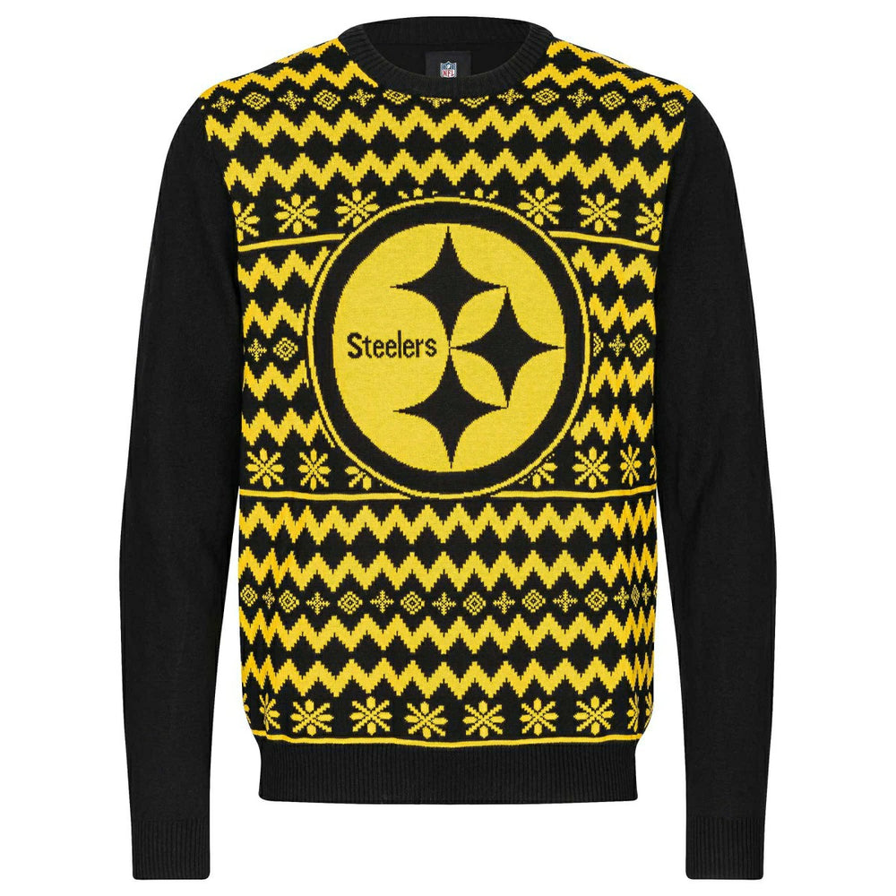 Pittsburgh Steelers NFL Big Logo Ugly Christmas Sweater Taass sale