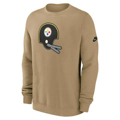 Pittsburgh Steelers Swing Pass NFL Rewind Club Crew Beige Taass sale