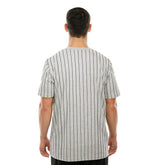 Pittsburgh Steelers Retro Stripe NFL T-Shirt Gray Classic