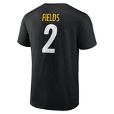 Justin Fields #2 Pittsburgh Steelers Player NFL T-Shirt Black Classic