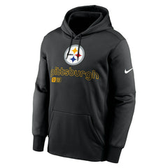Pittsburgh Steelers Peformance Nike Therma-FIT NFL Hoodie Black Taass for sale