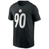 T.J. Watt #90 Pittsburgh Steelers Nike Player NFL T-Shirt Black Fashion