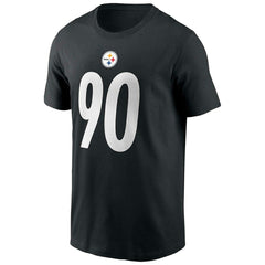 T.J. Watt #90 Pittsburgh Steelers Nike Player NFL T-Shirt Black Fashion