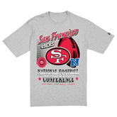 San Francisco 49ers Sport Classics Oversized NFL T-Shirt Gray Lifestyle