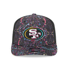 San Francisco 49ers 2025 NFL Crucial Catch 9SEVENTY Stretch-Snap Trucker Cap Taass US
