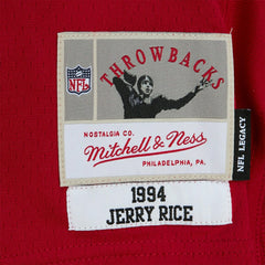 Jerry Rice #80 San Francisco 49ers 1994 Legacy Throwback NFL Jersey Red Lifestyle