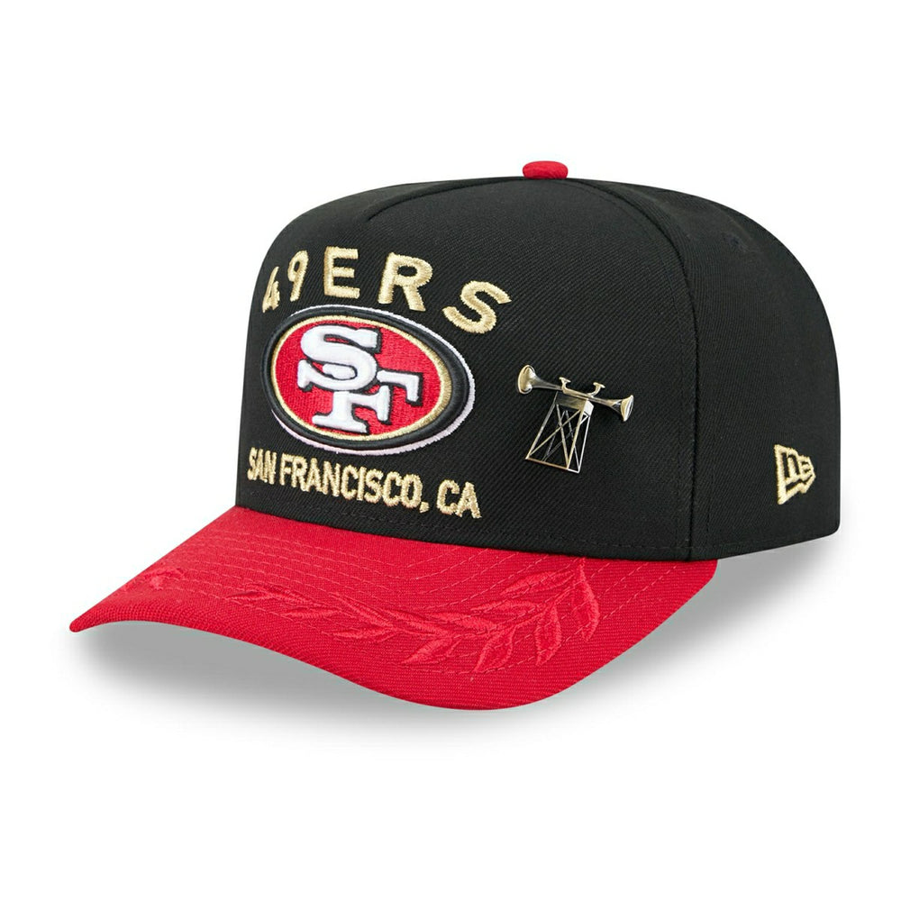 San Francisco 49ers 2025 NFL Draft New Era 59FIFTY A-Frame Fitted Cap Black Taass US
